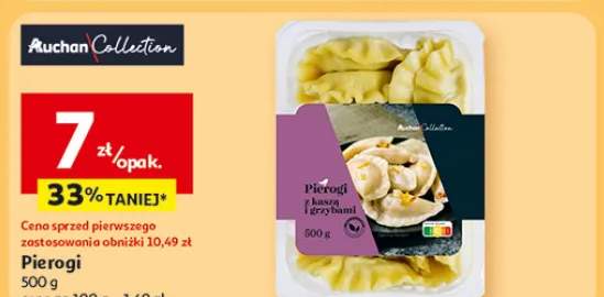 Pierogi z kaszą i grzybami Auchan Collection