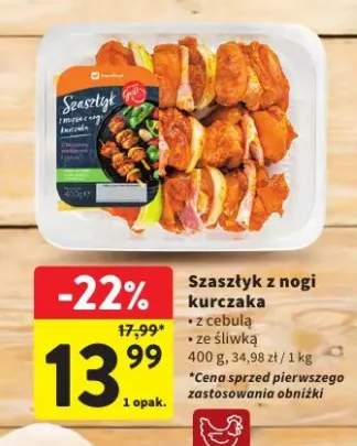 szaszłyk z kurczaka