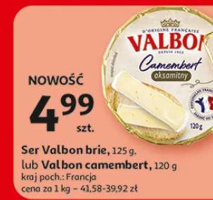 Ser Valbon Camembert aksamitny