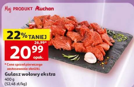 Gulasz wołowy ekstra Auchan
