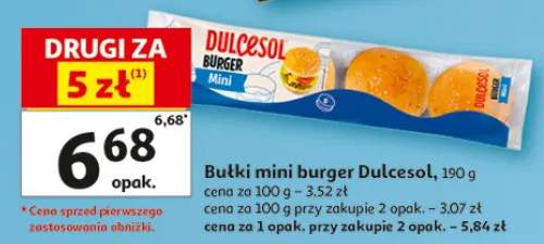 Bułki mini burger Dulcesol