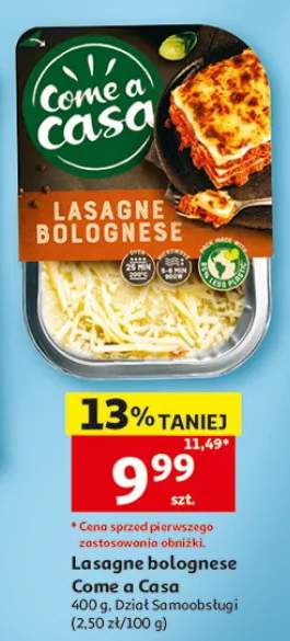 Lasagne bolognese Come a Casa Dział Samoobsługi