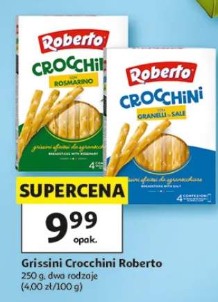 Grissini Crocchini granuli di sale Roberto