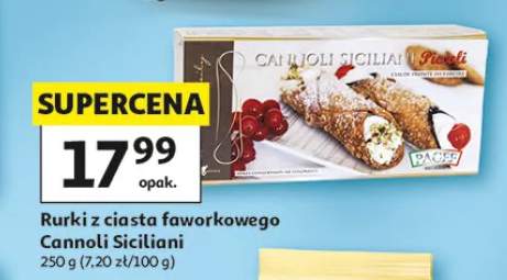 Rurki z ciasta faworkowego Cannoli Siciliani Fiordi