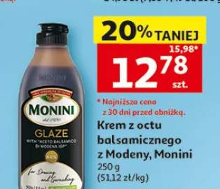 Krem z octu balsamicznego z Modeny Monini