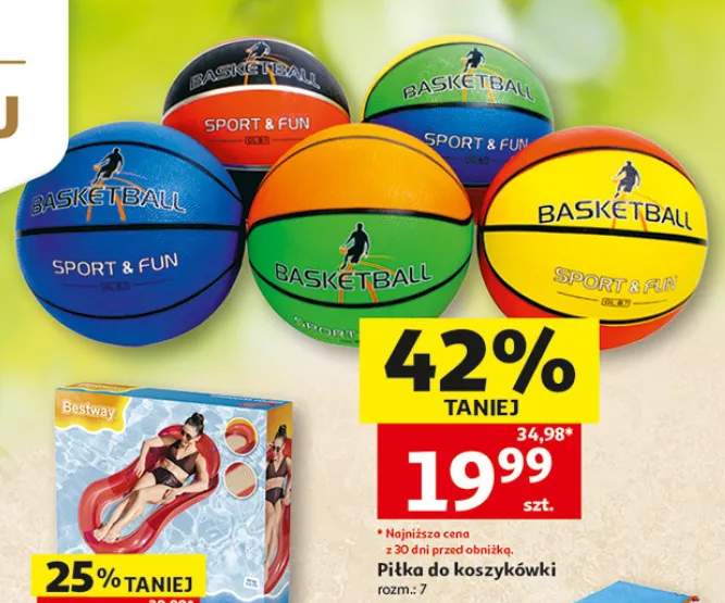 Piłka do koszykówki Sport & Fun