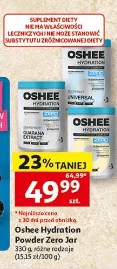 Suplement diety Oshee Hydration Powder Zero Jar