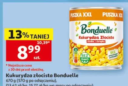 Kukurydza złocista Bonduelle Puszka XXL