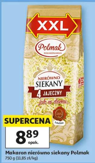Makaron nierówno siekany 4 jajeczny Polmak XXL