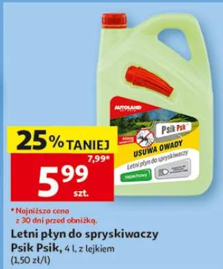 Letni płyn do spryskiwaczy Psik Psik Autoland