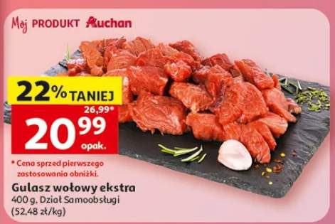 Gulasz wołowy ekstra Auchan