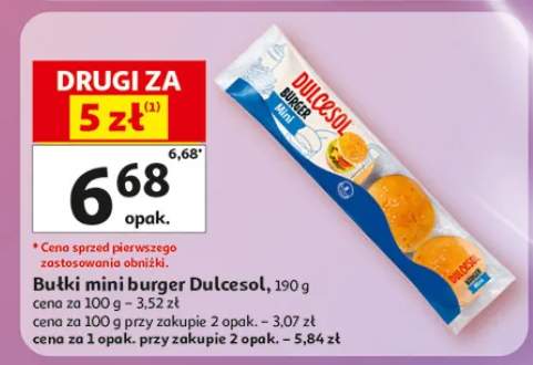 Bułki mini burger Dulcesol