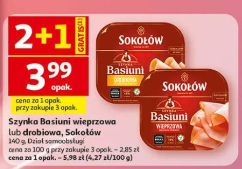 Szynka Basiuni drobiowa Sokołów
