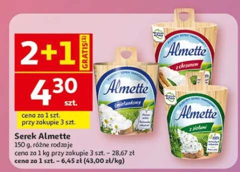 Serek Almette z ziołami