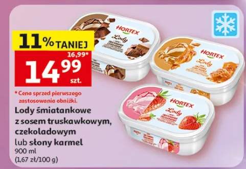 Lody śmietankowe słony karmel Hortex