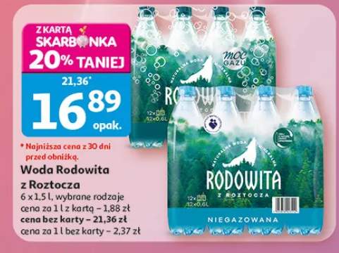 Woda Rodowita z Roztocza niegazowana
