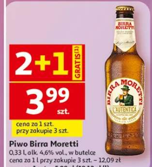 Piwo Birra Moretti L'Autentica