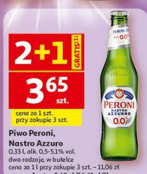 Piwo Peroni Nastro Azzurro 0.0 bezalkoholowe