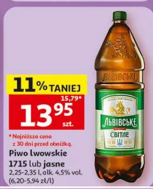 Piwo Lwowskie 1715 jasne