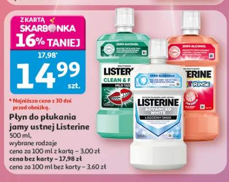 Płyn do płukania jamy ustnej Listerine