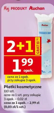 Płatki kosmetyczne Auchan Classic
