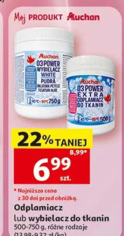 Odplamiacz do tkanin Auchan O3 Power