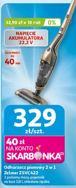 Odkurzacz pionowy 2 w 1 Zelmer ZSVC422