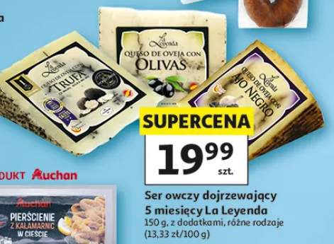 Ser owczy dojrzewający 5 miesięcy La Leyenda z dodatkami
