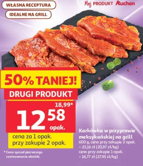 Karkówka w przyprawie meksykańskiej na grill Auchan