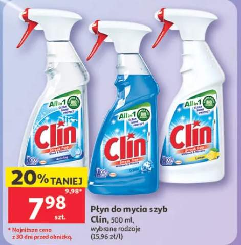 Płyn do mycia szyb Clin