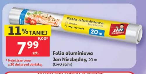 Folia aluminiowa Jan Niezbędny 20m