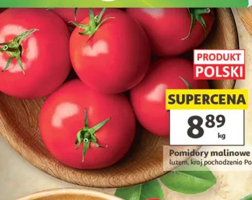 Pomidory malinowe luzem polskie