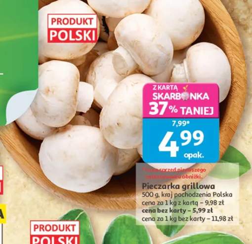 Pieczarka grillowa polska