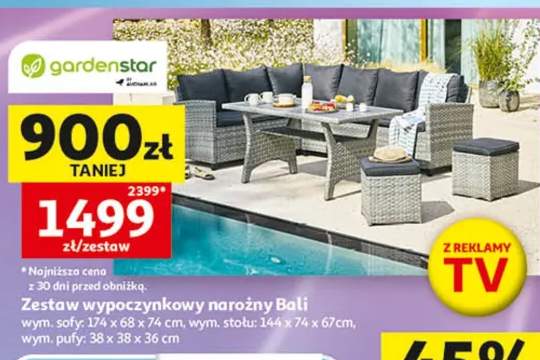 Zestaw wypoczynkowy narożny Bali