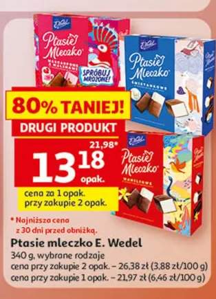 Ptasie mleczko E.Wedel Macchiato z malinami