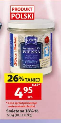 Śmietana 18% tł. KeSeM