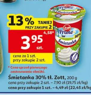 Śmietanka 30% tł. Zott