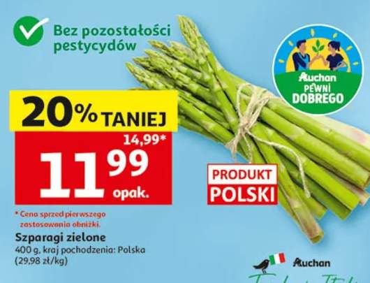 Szparagi zielone polskie
