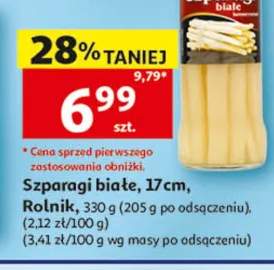 Szparagi białe 17cm Rolnik
