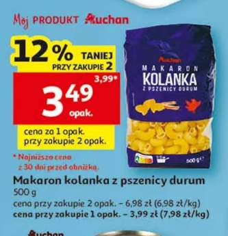 Makaron kolanka z pszenicy durum Auchan