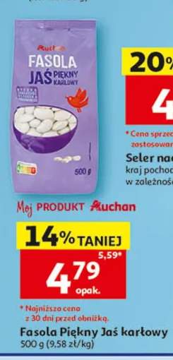 Fasola Piękny Jaś karłowy Auchan