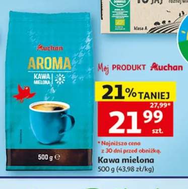 Kawa mielona Aroma Auchan