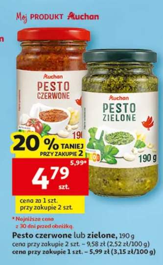 Pesto czerwone Auchan