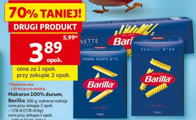 Makaron 100% durum Barilla