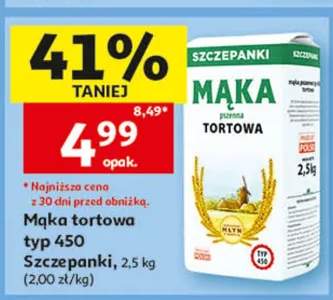 Mąka tortowa typ 450 Szczepanki