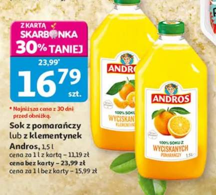 Sok z pomarańczy Andros