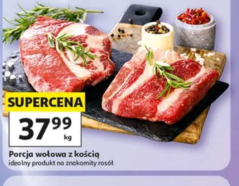 Porcja wołowa z kością