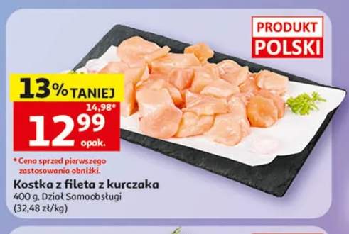 Kostka z fileta z kurczaka