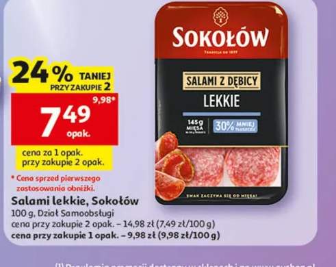 Salami lekkie Sokołów