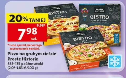 Pizza na grubym cieście Proste Historie cztery sery